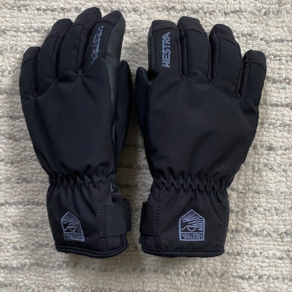 Hestra Ferox Primaloft Junior Glove Waterproof, Insulated Kids 5-Finger Glove